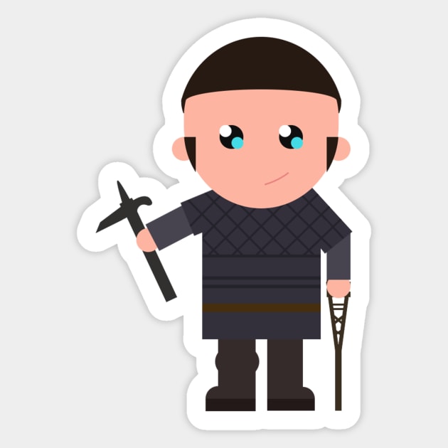 Ivar the Boneless Sticker by VikingsGraphics